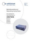 Orbitalum Orbitwin Power Switching Unit Manual